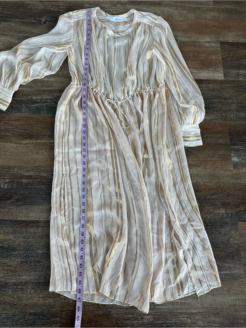 IRO Silk Metallic  Dress Size Small - Picture 5 of 9